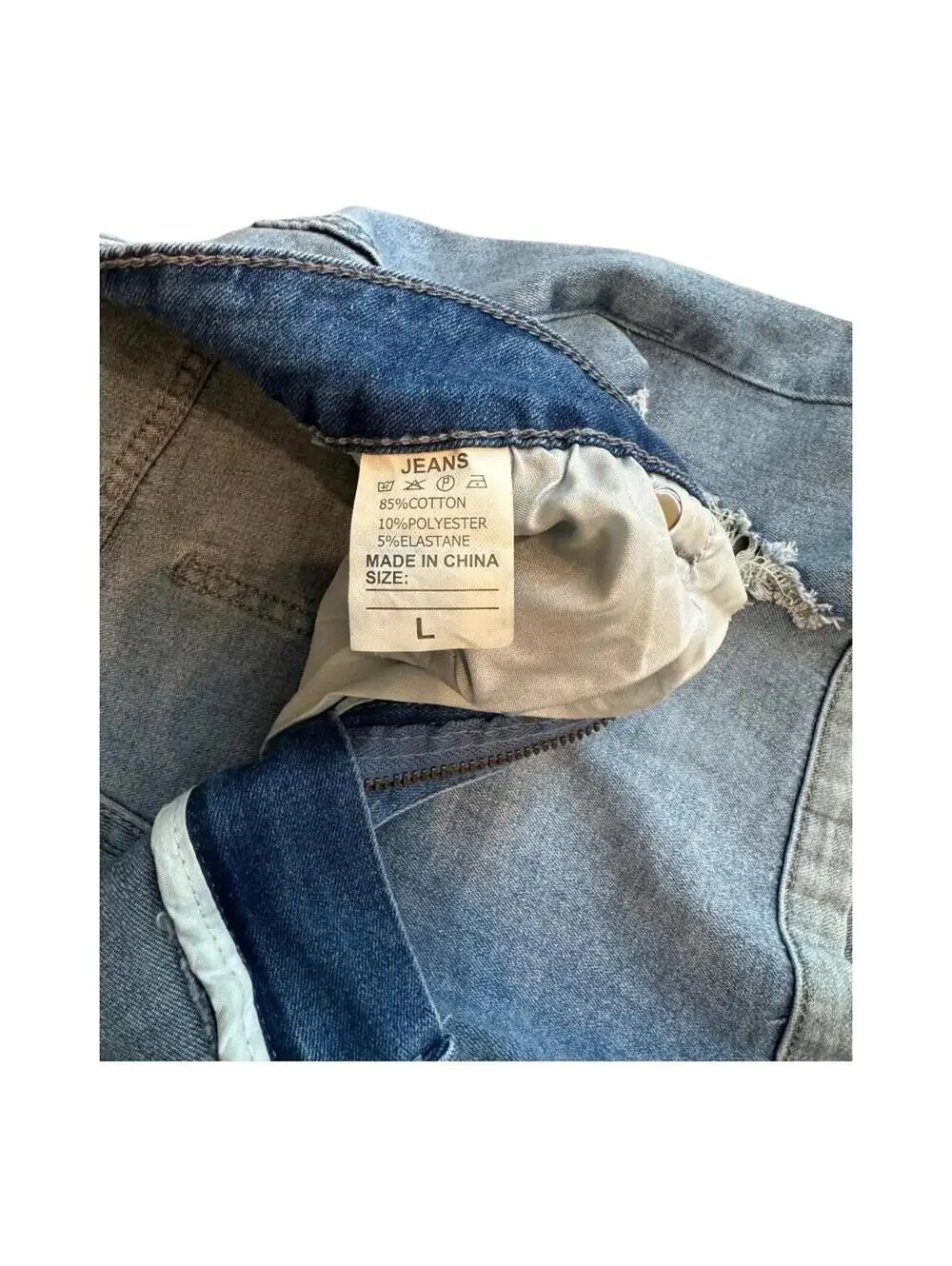 Brand Unknown | Women's Blue Jean Shorts | Size L | 0869